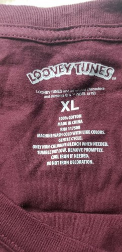 Looney Tunes Daffy Duck Short Sleeved Crop Top Size XL. New - Picture 5 of 6