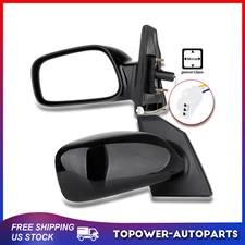 Driver Side Rear view Power Mirror For 2003-2008 Toyota for Corolla Black