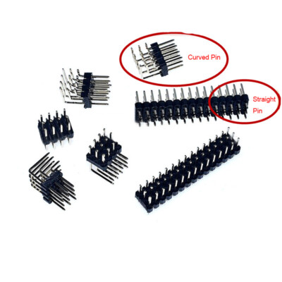 Spacing 2.54MM 3 Rows Pin 3*4/5/6/8/10/12 3*40Pin Straight Pin/Curved Pin Header