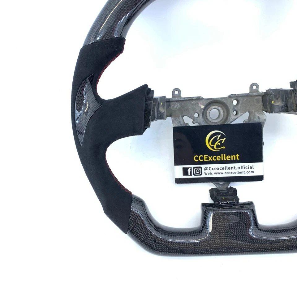 Volante de fibra de carbono real Legacy para Subaru 2003-2007 WRX STI/2005-2007 Foto 4 de 4
