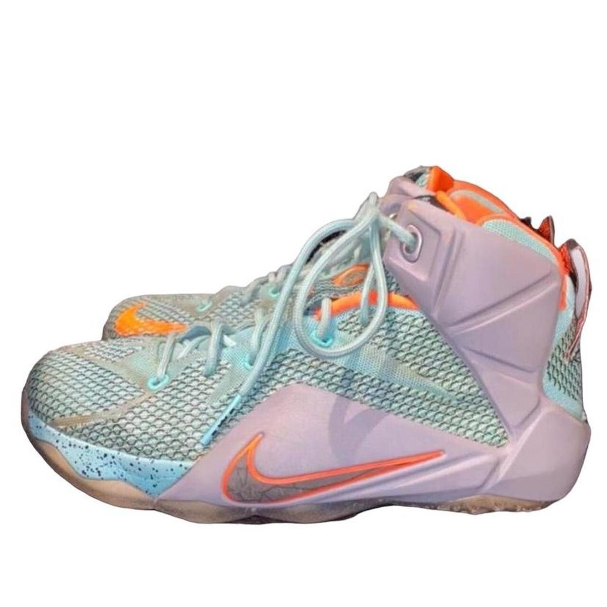 Nike Lebron 12 NSRL Basketball Shoes in Hyper Turquoise