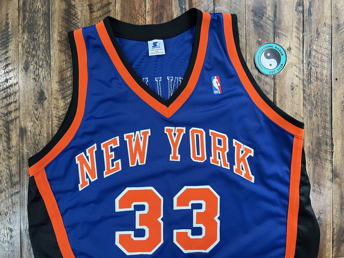 vintage 90s new york knicks Patrick Ewing starter jersey xxl