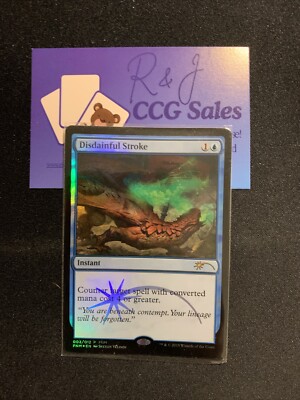 MTG Disdainful Stroke (Foil) [Friday Night Magic 2015, moderat bespielt]