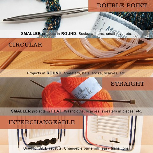 JubileeYarn Circular Bamboo Knitting Needle Sets - Picture 7 of 9