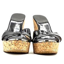 Jimmy Choo Wedge Patent Leather Sandals for Women for sale Jimmy Choo Wedge Patent Leather Sandals for Women for sale