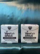 2 - Vicks VapoPads Original Menthol Scent 20 Count Menthol Scented Vapor Pads