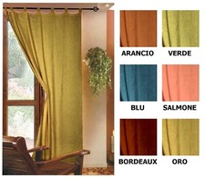 Tenda arredo coprente passanti tendone finestra 1 pannello cm 140x280 mod. NORMA