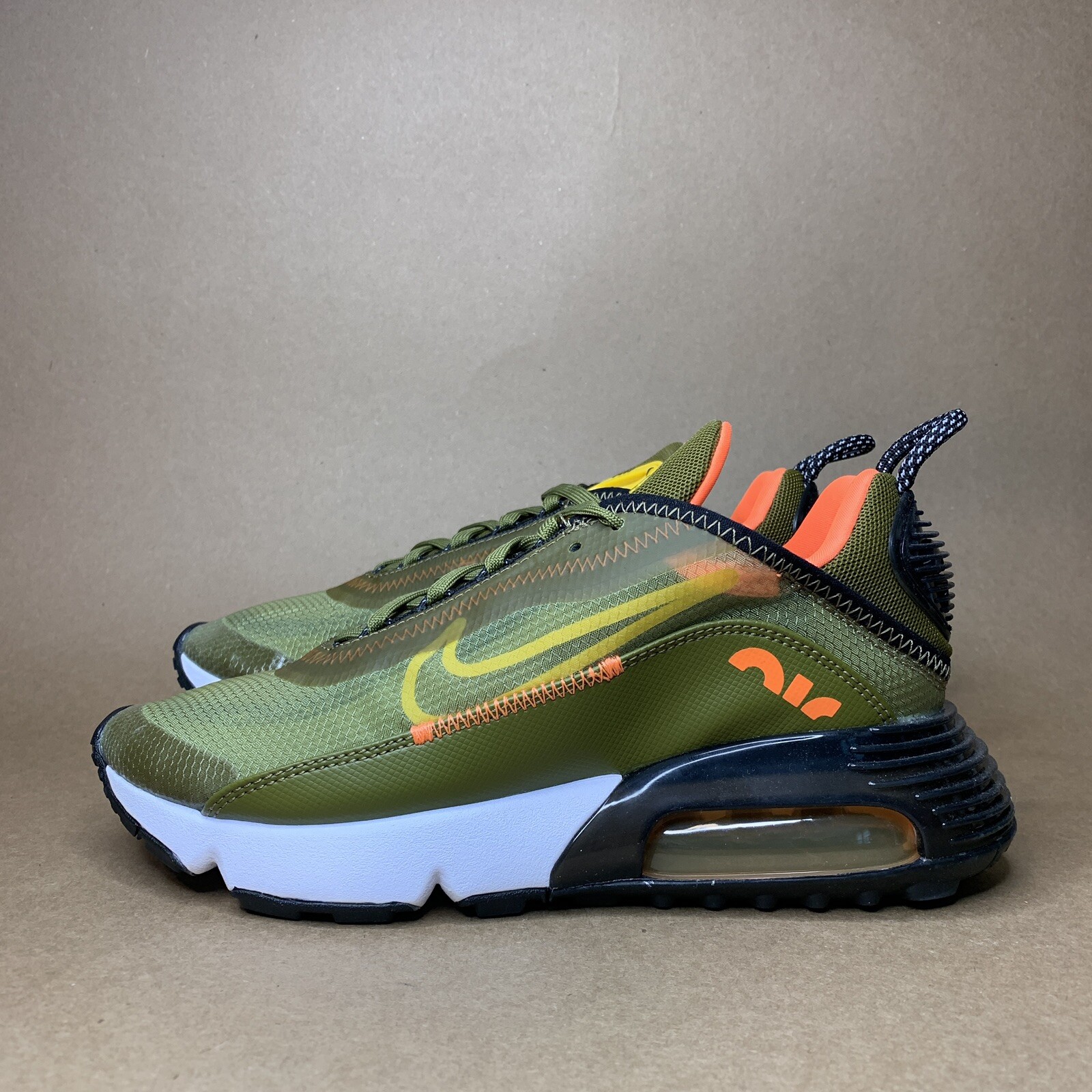 BRAND NEW Rare Nike Air Max 2090 Olive Gold Black DC1875-300 Size 5.5 Womenâs | eBay