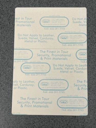 AC/DC Backstage Pass - Original - UNUSED - Picture 2 of 2
