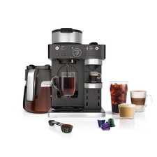 Ninja Espresso Coffee Maker Barista System, 3 Espresso Brew Styles, Single-...
