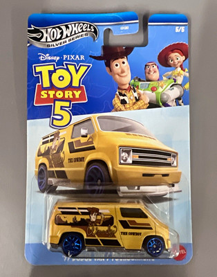 Hot Wheels Silver Series Toy Story 1977 Dodge Van 1:64 Yellow Chase