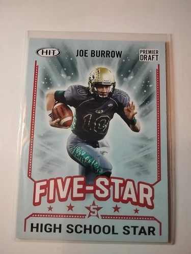 2020 Sage Hit Premier Draft-Joe Burrow(RC)-Red Parallel-Perfect Condition