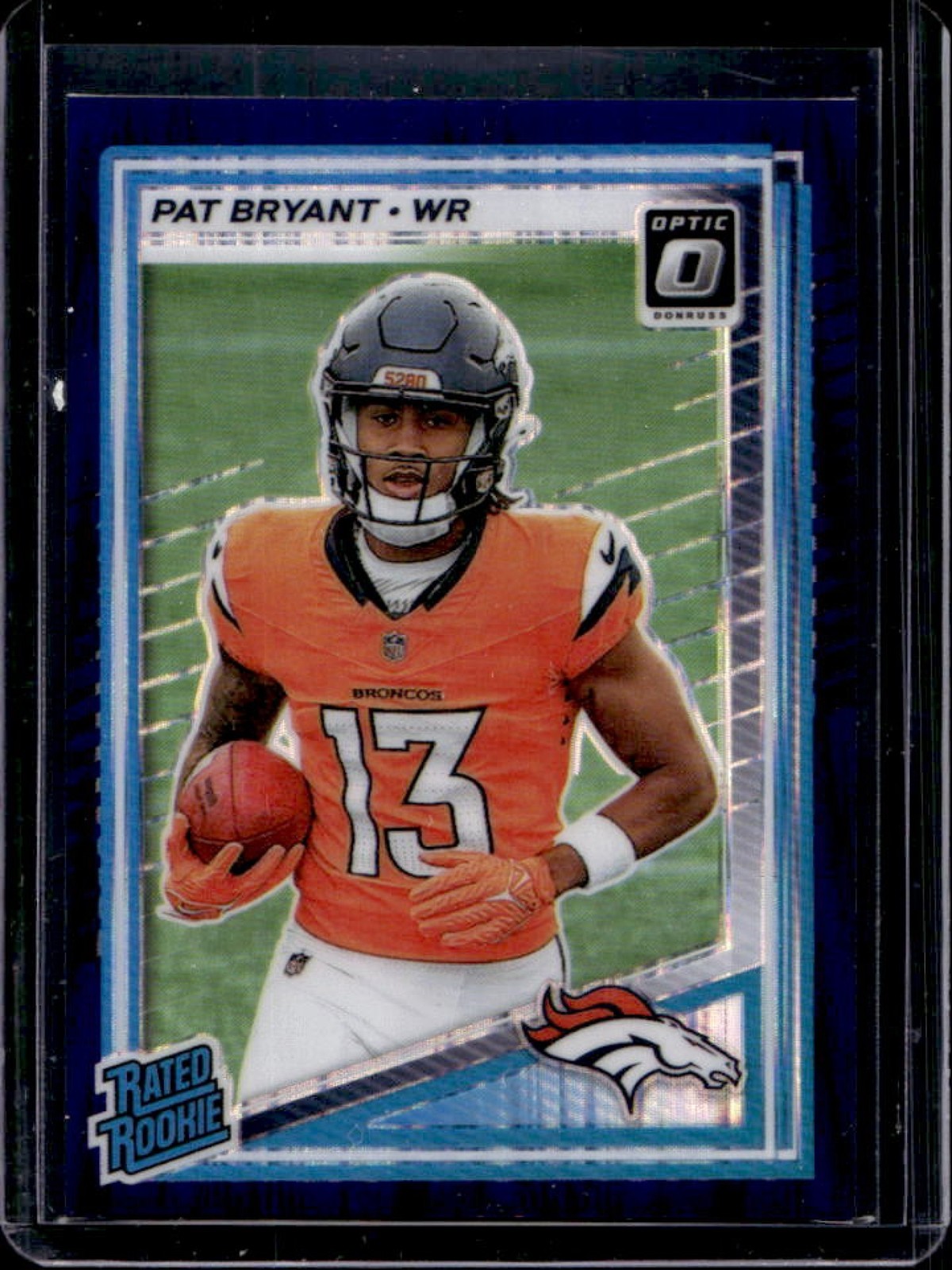 2025 Panini Donruss Optic Pat Bryant Rated Rookie Purple Shock Prizm #215