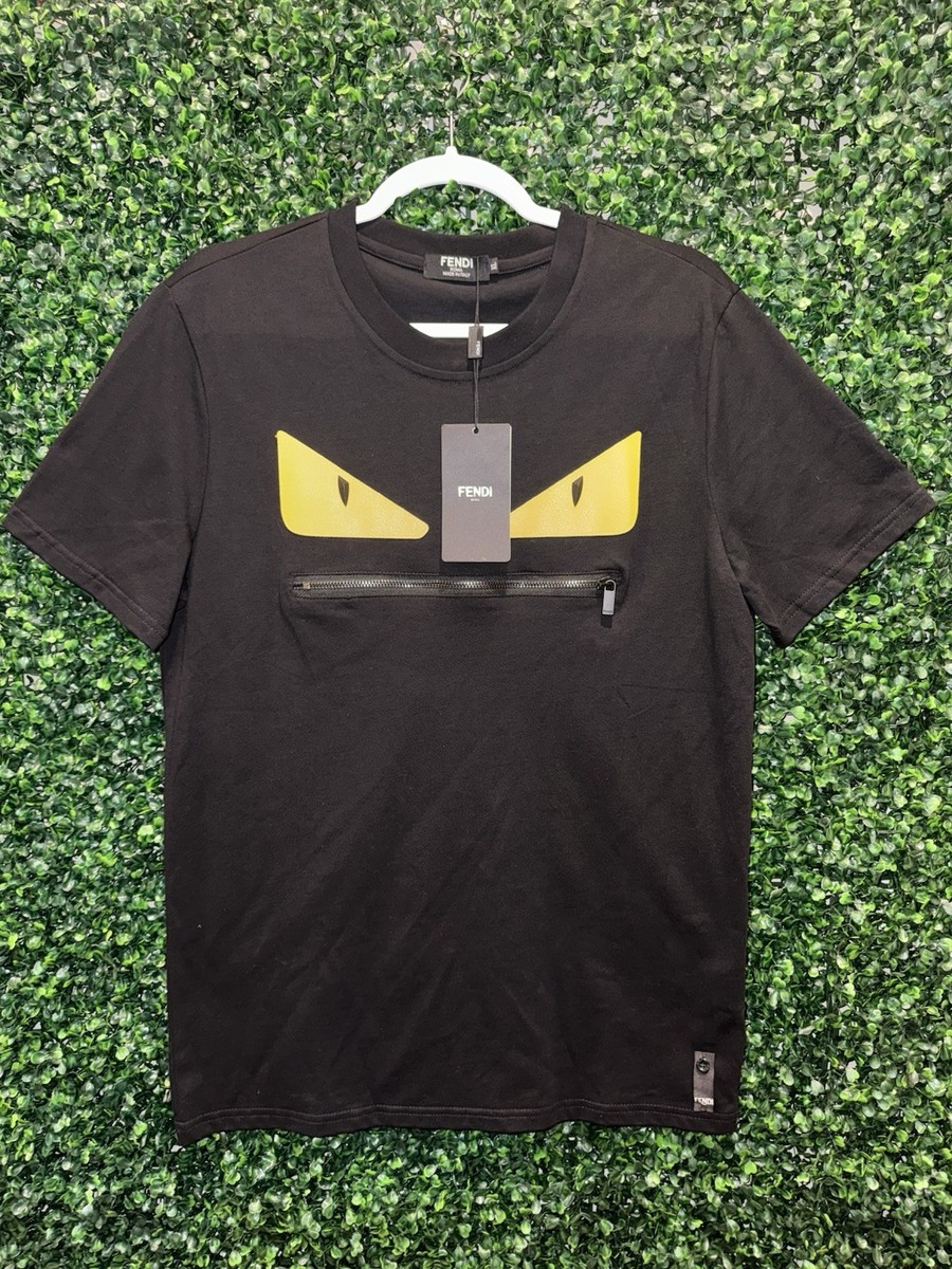 Fendi Roma Monster Eyes (Bag Bugs) T-shirt. NWT size XL | eBay