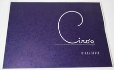 Ciro's Restaurant Nightclub Miami Beach 1950s Vintage Original Group Photo