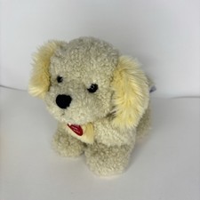 Ganz Barking Pups Tan Plush Stuffed Animal Toy H3616 Dog 8  Soft