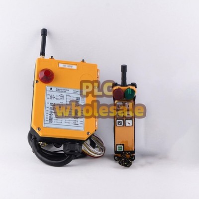 2 Emitter +1 Receiver Hoist Crane Radio Wireless Remote Control F24-6D 18~65V