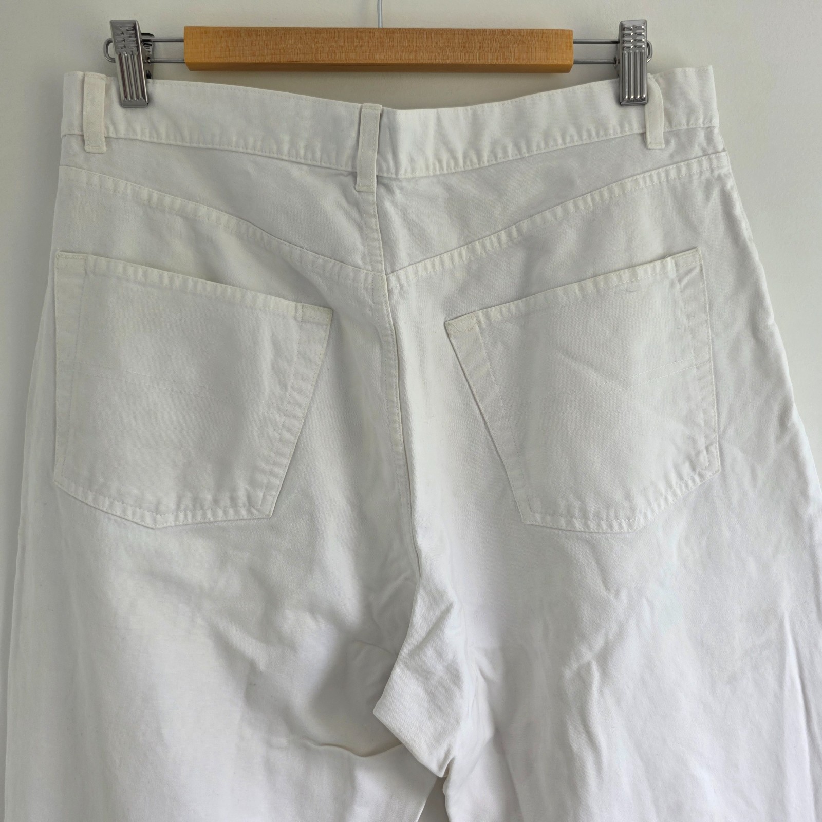 Vintage Polo Ralph Lauren White Chino Pants W35 L31 Straight Leg Trousers image 5