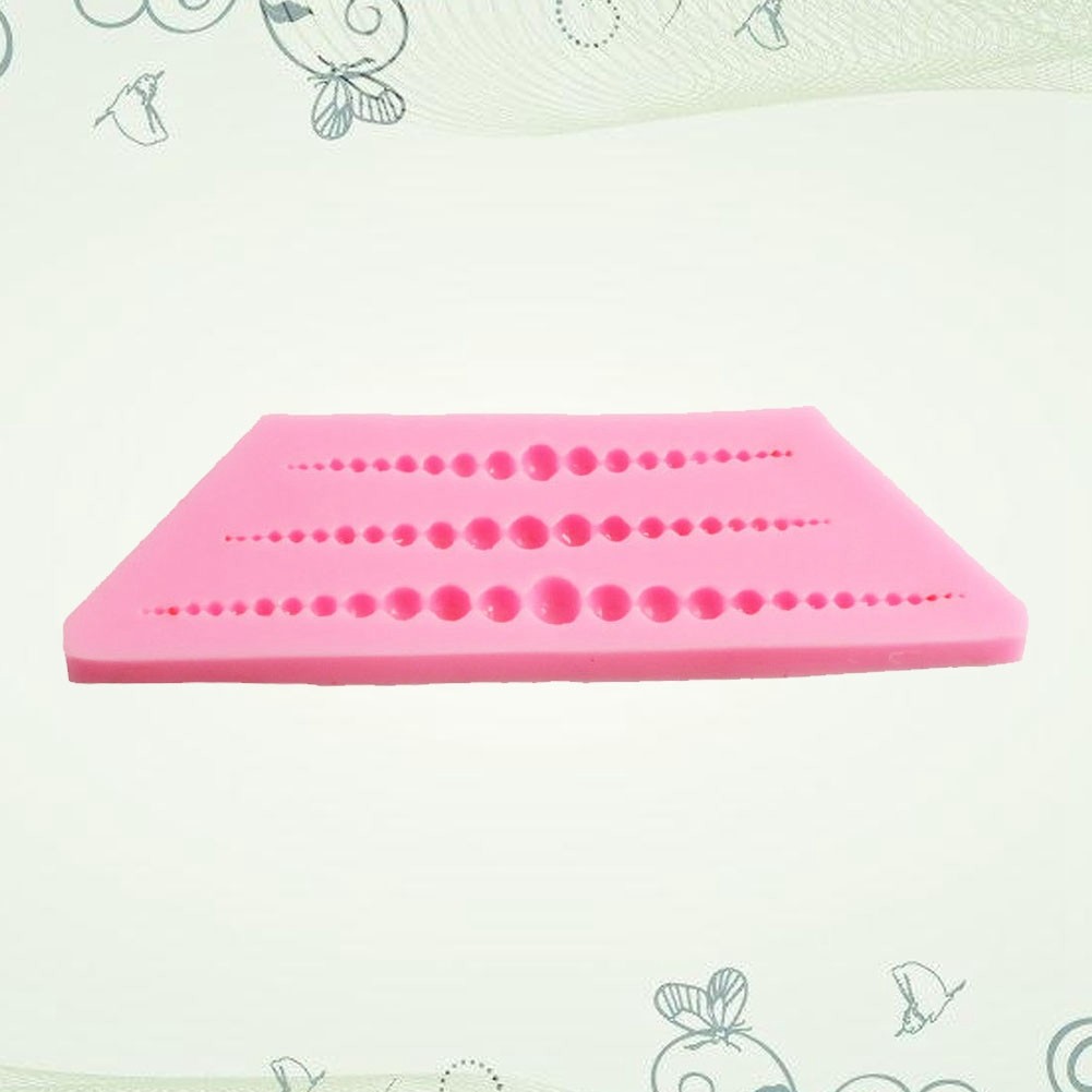 String Of Pearls Chocolate Mould DIY Silicone Cake Mold Fondant Decorating Mould
