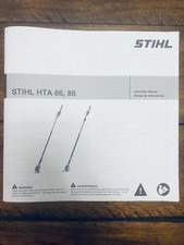 STIHL HTA66 HTA86 Battery Pole Saw Owner’s Operator’s Manual Oem