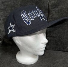 Vintage Drew Pearson Dallas Cowboys Old English SnapBack Hat RARE NEW