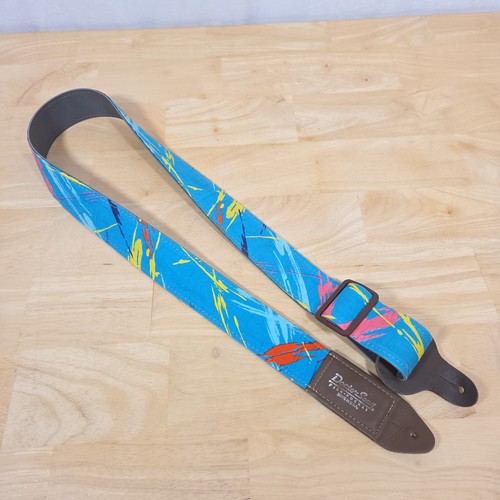 Doctor Song Guitar Strap 80's 90's Print 50" Made in USA Retro