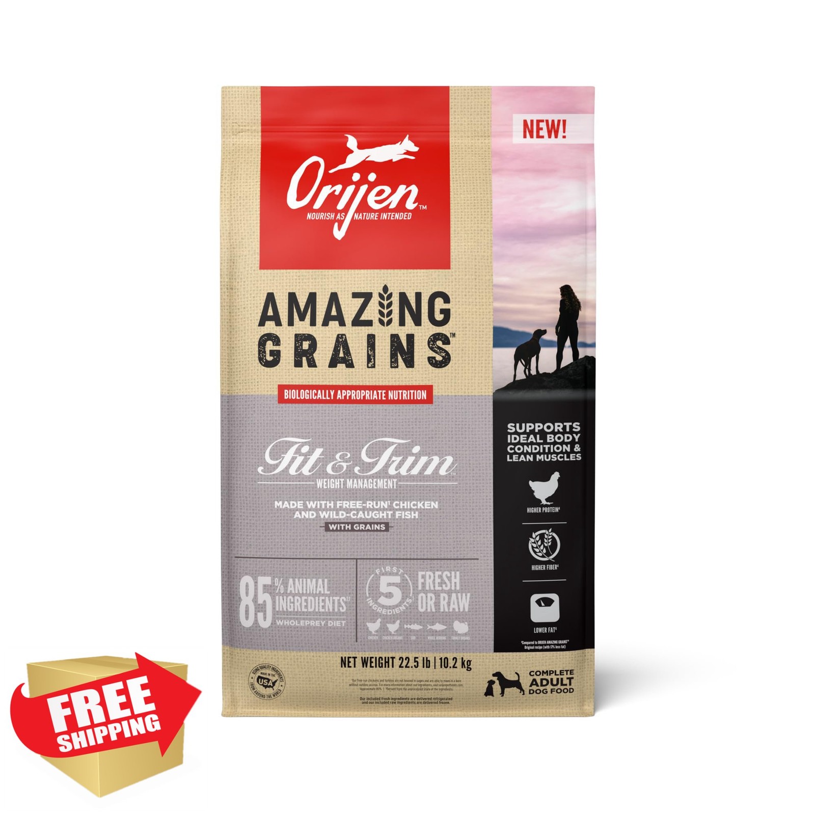 Fit Trim High Protein Dry 22.5lb Bag
