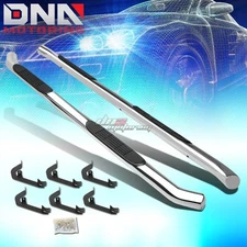 For 2007-2019 Silverado/Sierra Crew Cab 3" Step Nerf Bar Running Board Chrome