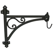 Cast Iron Swivel Arm Wall Bracket with Swinging Hook