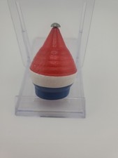 Wood Spinning Top Vintage Original Wooden 1950's