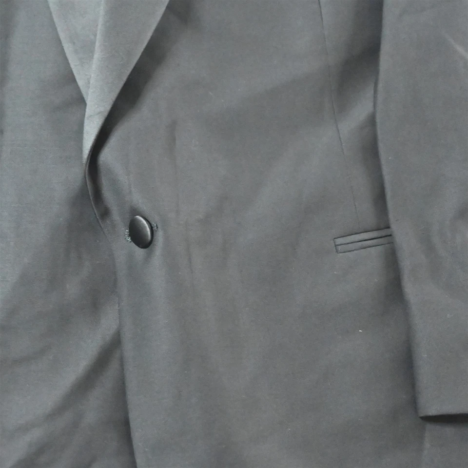 Tom James 44S Negro 100% Mantón Hombres Blazer Traje Chaqueta Abrigo Deportivo Foto 3 de 4