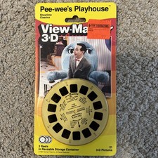 PEE WEE S PLAYHOUSE VIEW- MASTER 3D REELS SET NEW SEAPED VINTAGE