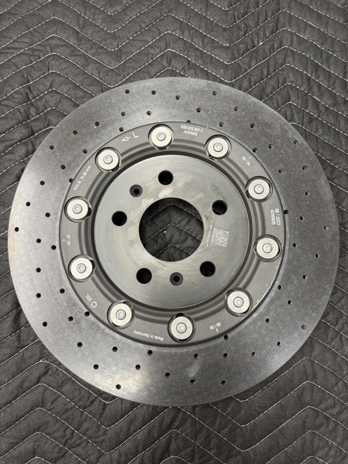Audi R8 Rear Left Ceramic Brake Disc 4S0615601C