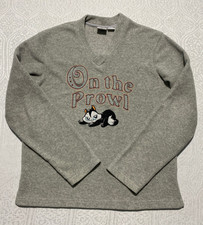 Looney Tunes Bugs Bunny On The Prowl Graphic Sweatshirt Pullover Top Size S