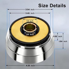Steering Wheel Adapter - 3 Hole Steering Wheel Hub Kenworth Semi Steering Wheel Adapter - 3 Hole Steering Wheel Hub Kenworth Semi