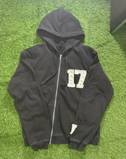  Other Stories Men's Black Full Zip Hooded Hoodie w/ Pockets Size L "17"