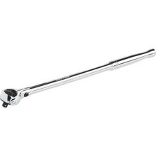 Klutch 11in. Swivel Head Ratchet, 1/4in. Drive