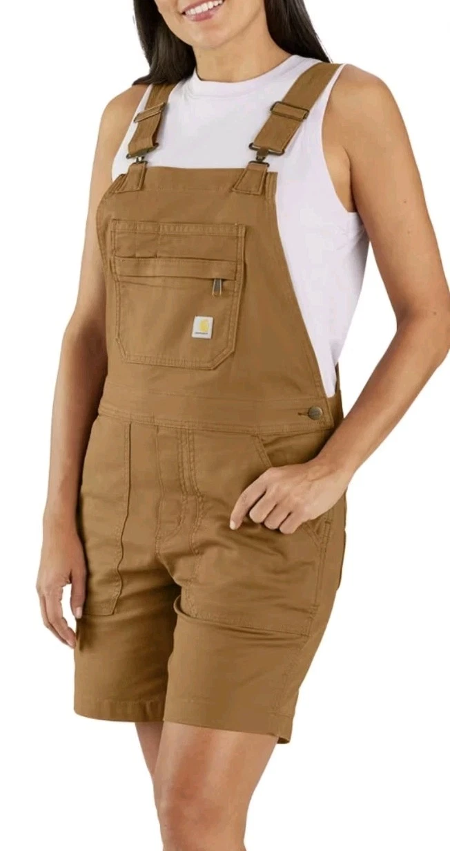 Carhartt Overalls Womens Large Brown Canvas Duck Relaxed Fit Outdoors BS5268-W
Opens in a new window