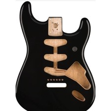Cuerpo de aliso negro Fender México años 60 Stratocaster SSS