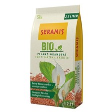 Seramis Bio-Pflanzgranulat 2.5L für Pflanzen & Kräuter - Tongranulat Erde Ersatz