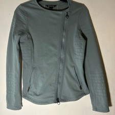 Athleta Teal Moto Jacket Size S