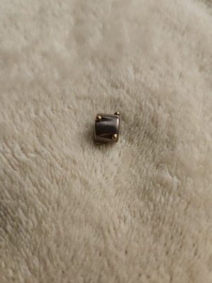 Authentic Ret. Pandora Drum Charm #790229 SS925 14k Gold
