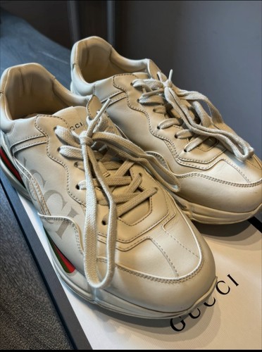 Zapatillas mujer ORIGINAL: GUCCI RHYTON T. 38 blancas - Imagen 2 de 7