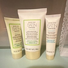 Mary Kay Satin Hands White Tea Citrus Travel Set Softener Scrub Cream