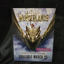 Walmart Tiny Tina's Wonderland Game Cardboard Store Display 19x15