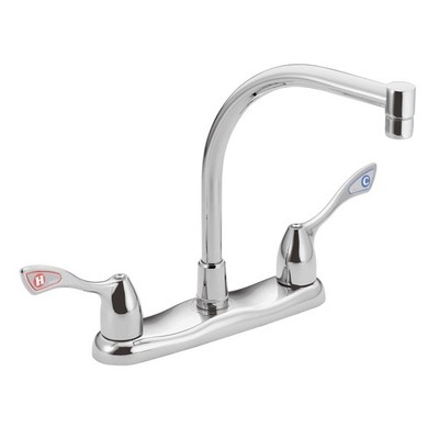 Moen 8799 Chrome Two-Handle Kitchen Faucet
