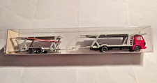 WIKING Modell 58027 Mercedes-Benz 1622 Autotransporter, rot-grau, Maßstab 1:87