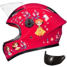 DOT Approved Kids Youth Full Face Motorcycle Helmet, Lightweight | Includes C...