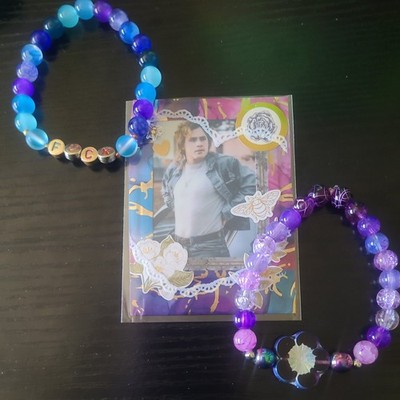 Stranger Things Inspired Photocard & Bracelet Set - Billy Hargrove - Gorgeous