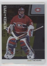 2002-03 ITG Be A Player Between the Pipes Jose Theodore #2 0q3